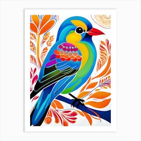 Colorful Bird ~ Reimagined 9 Art Print