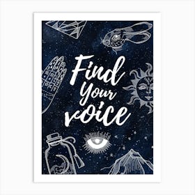 Find Your Voice - Mysterious Luna poster #7 Art Print