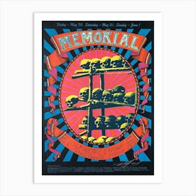 Friday May 30 Saturday May 31 Sunday June 1 Memorial Poster Art Print