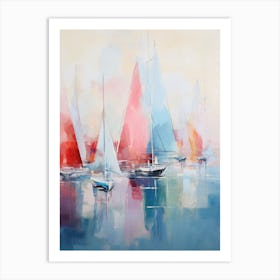 Sailboats 21 Art Print