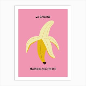 La Bananane Marche Aux Fruits Art Print