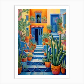 Cactus Garden - Bohemian Art 4 Art Print