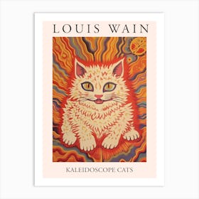 Louis Wain, Kaleidoscope Cats Poster 22 Art Print