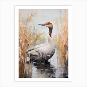 Bird Painting Loon 3 Art Print