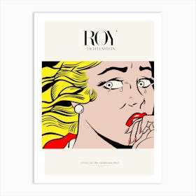 Cry Girl Poster |Roy Lichtenstein 1963 Art Print