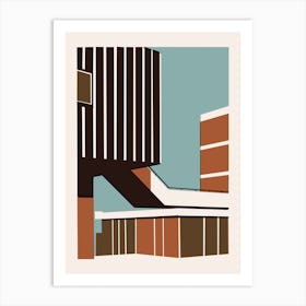 Abstract Architecture 4 Art Print