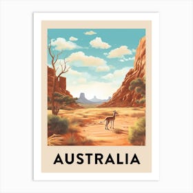 Vintage Travel Poster Australia 3 Art Print
