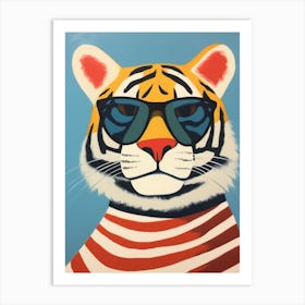 Little Tiger 4 Wearing Sunglasses Art Print