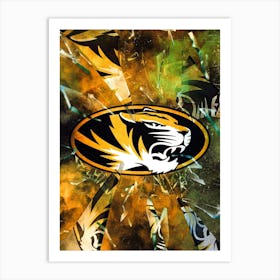 Missouri Tigers 1 Art Print