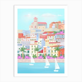 Ibiza Art Print