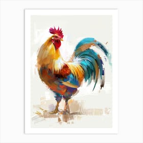 Rooster Painting 3 Art Print