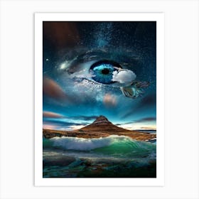 Nature S Beauties Sky Eye Paint Art Print