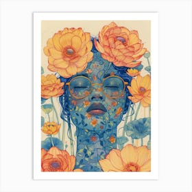 Lotus Flower Art Print