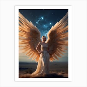 Angel Wings ethereal photography Art Print