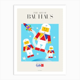 BAUHAUS FOR KIDS | ASTRONAUTES Art Print