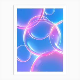 Bubbles Wallpaper 1 Art Print