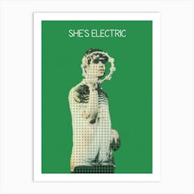 She S Electric Oasis Liam Gallagher Art Print