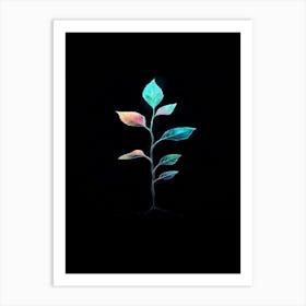 Tree In The Dark 1 Art Print