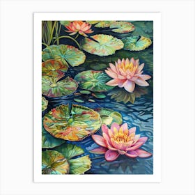 Water Lilies 11 Art Print