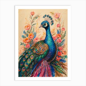 Peacock 9 Art Print