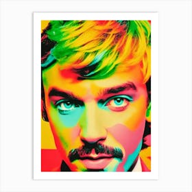 John Rhys Davies Colourful Pop Movies Art Movies Art Print