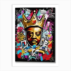 Graffiti King Metal Print Art Print