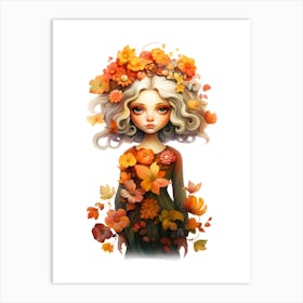 Autumn Girl 2 Art Print