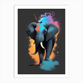 Elephant Art Art Print