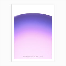Gradient Purple 1 Art Print