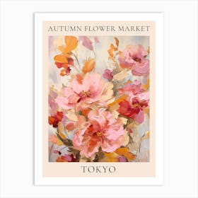 Autumn Flower Market Poster Tokyo 2 Art Print