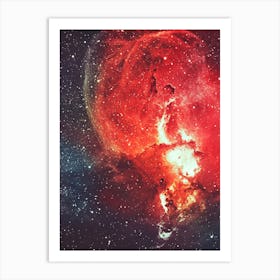 Deep space, mashups #5 — space poster Art Print