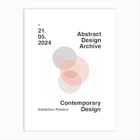 Abstract Design Archive Poster 21 Art Print
