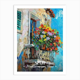 Mediterranean Views Split 1 Art Print