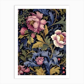 Floral Wallpaper 20 Art Print