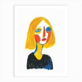 Portrait Of A Woman 553 Art Print