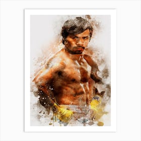 Manny Pacquiao Boxing Art Print
