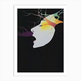 Woman'S Face 40 Art Print