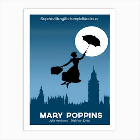 Mary Poppins Film Art Print