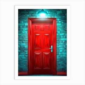 Red Door 16 Art Print