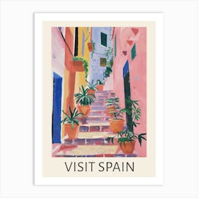 Visit Spain 2 Travel Poster Art Print