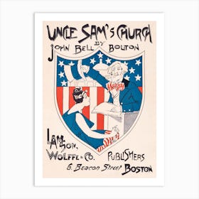 Uncle Sam S Church (1895), Ethel Reed Art Print