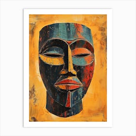 African Tribe Art 543 Art Print