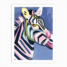 Zebra 18 Art Print