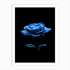 Blue Rose Art Print