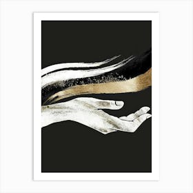 Hand Of Gold Art Print