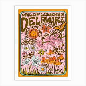 Delaware Wildflowers Poster