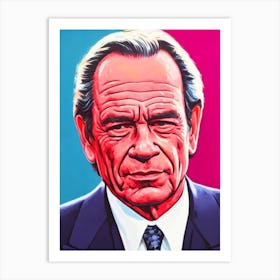 Tommy Lee Jones Pop Movies Art Movies Art Print