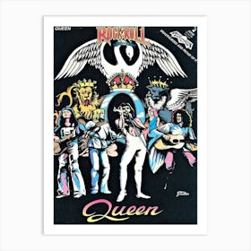 Rock Hobby Queen Band Poster Music Memorabilia Wall Art Art Print