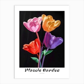 Bright Inflatable Flowers Poster Flax Flower 1 Art Print