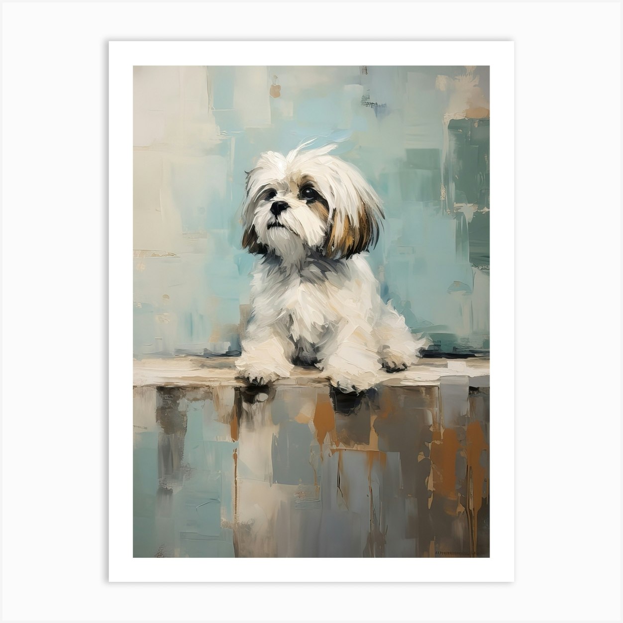 Shih Tzu Aqua Socks - Blue Shih Tzu Aqua Socks - Blue